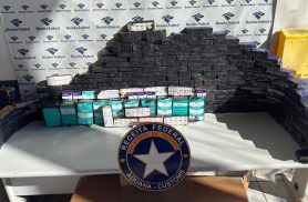 RF apreende carga milionária com medicamentos emagrecedores em transportadora de Cascavel