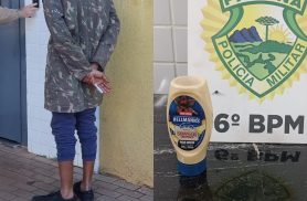 Bagulhos sinistros: Homem é preso após furtar maionese em Cascavel
