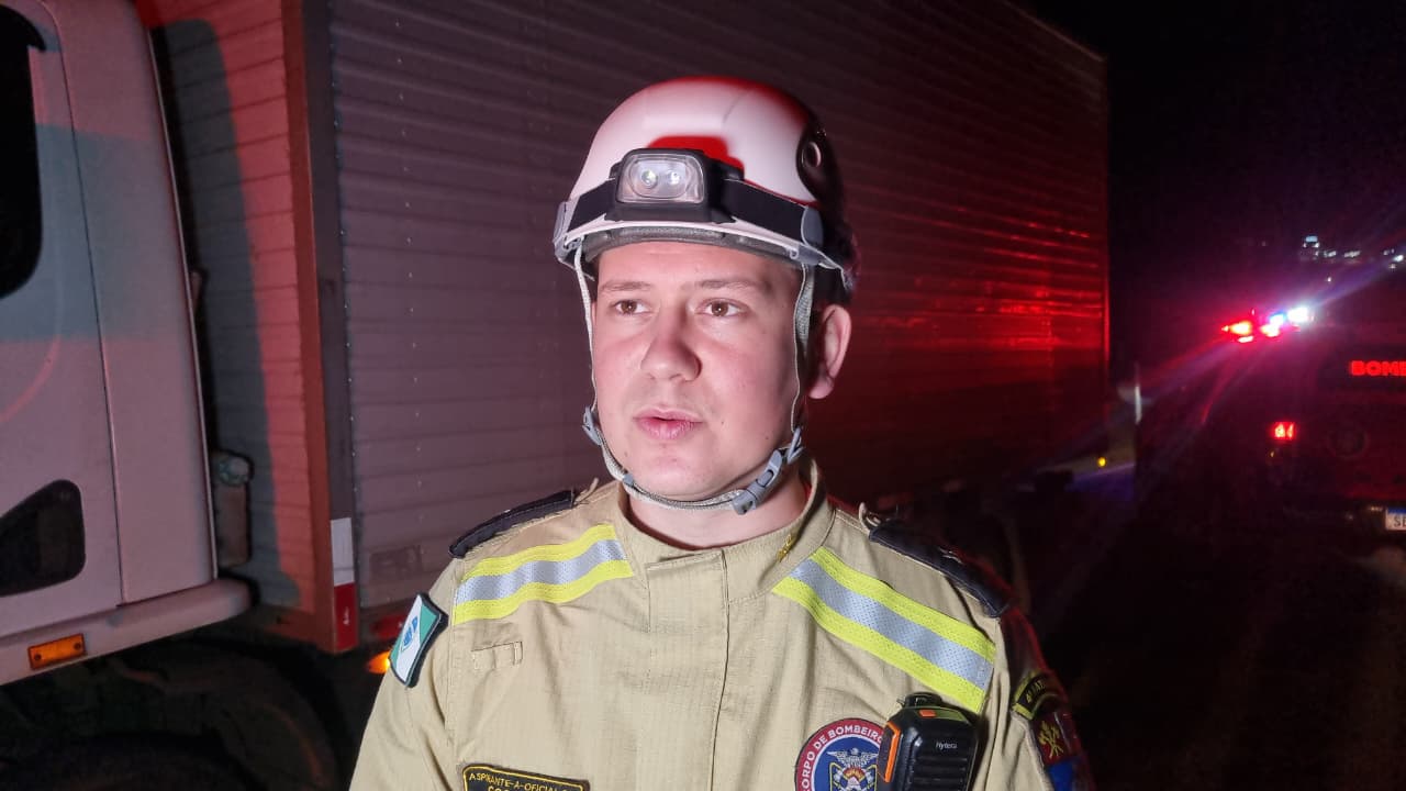 “Trecho bastante escuro pode ter contribuído para o atropelamento”, destaca Corpo de Bombeiros