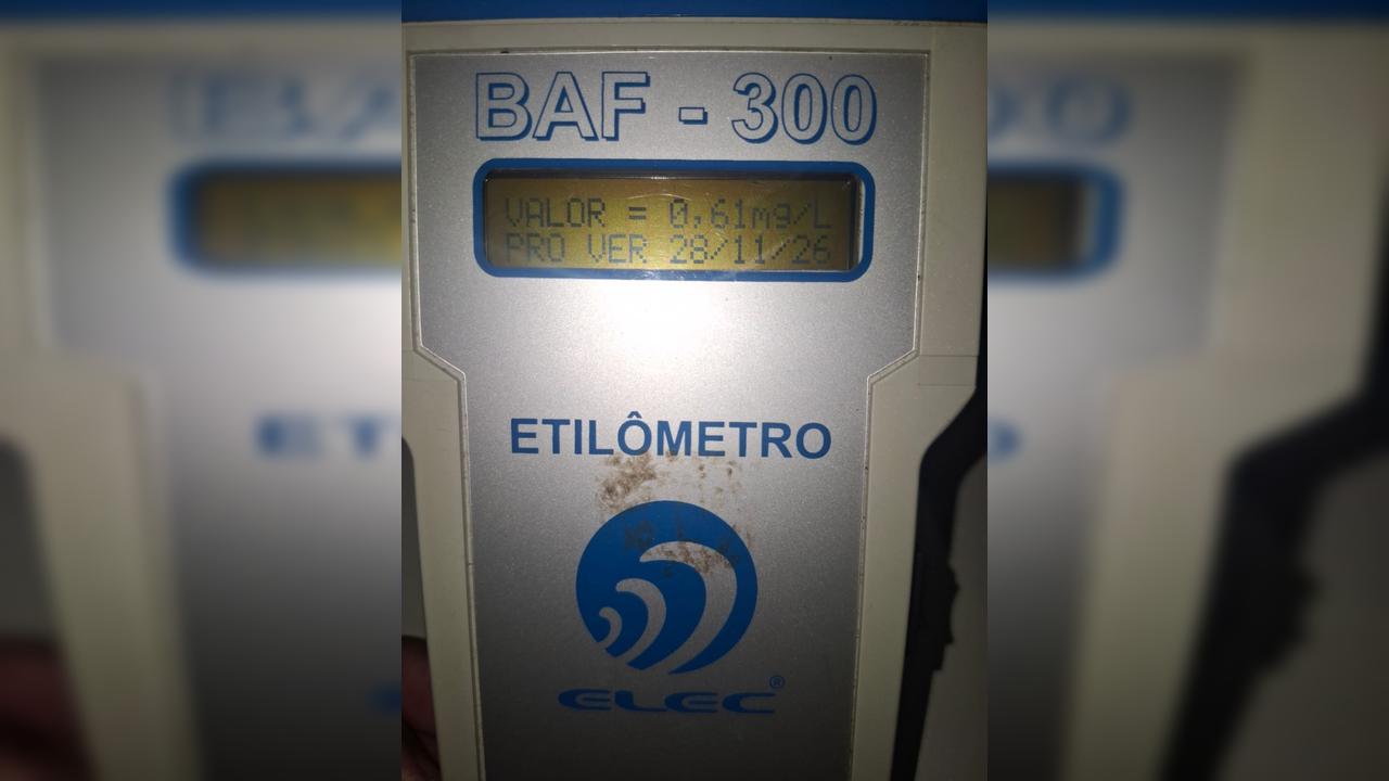 Imagem referente a Motorista é preso por embriaguez ao volante durante operação na PR-486