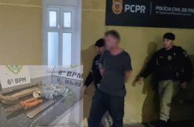 Homem é preso em flagrante após invadir obra e furtar materiais no Centro de Cascavel Homem é preso em flagrante após invadir obra e furtar materiais no Centro de Cascavel