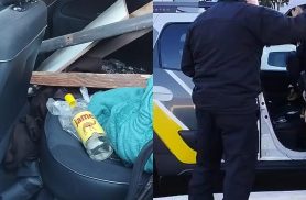 Às 7h15, motorista embriagado provoca acidente e acaba preso em Cascavel
