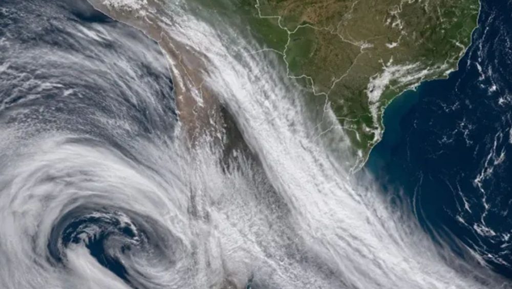 Brasil não será afetado por rio atmosférico que atinge o Chile Imagem referente a Brasil não será afetado por rio atmosférico que atinge o Chile
