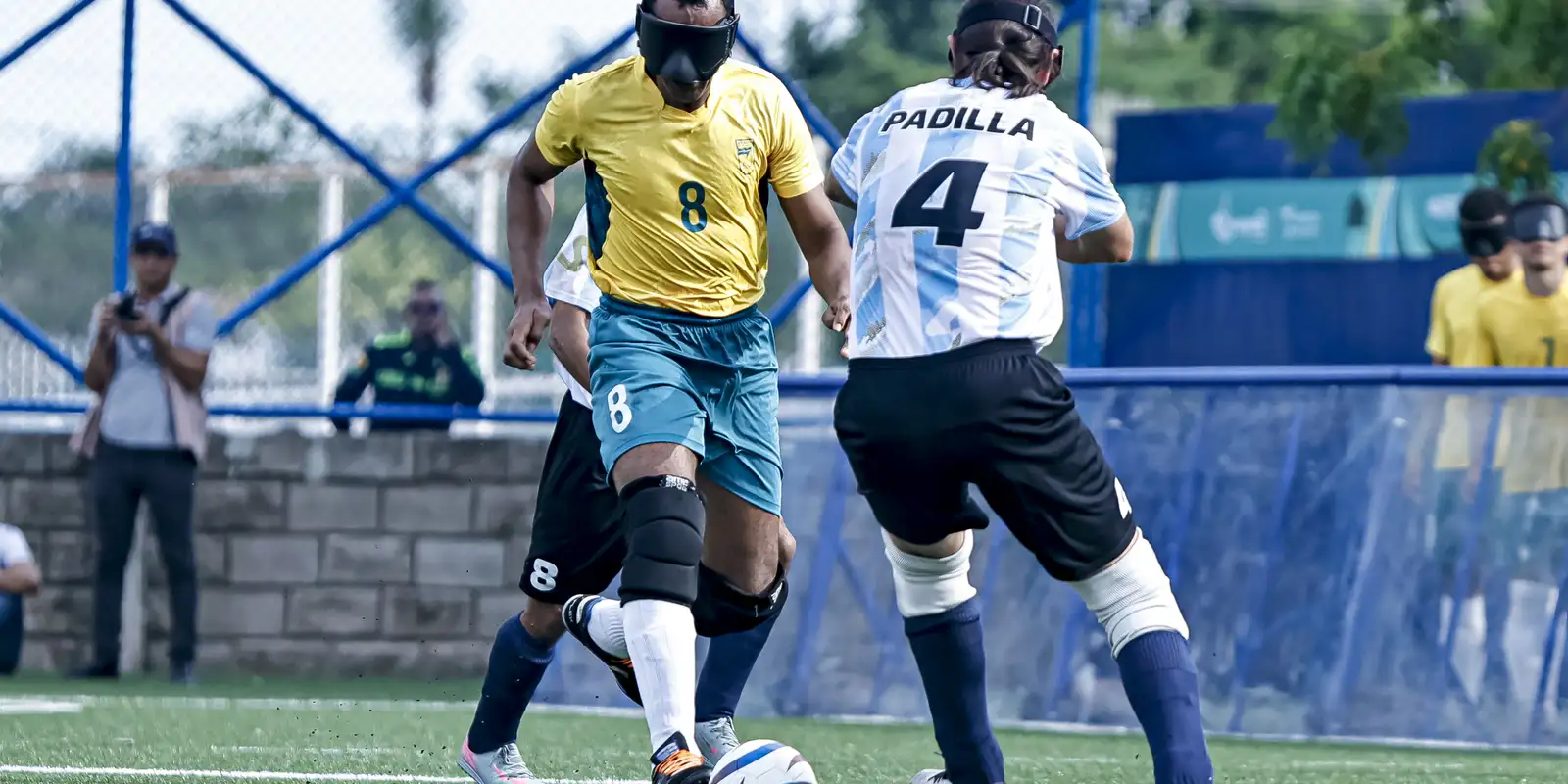 Imagem referente a Brasil encerra Jogos Parasul-Americanos com ouro no futebol de cegos