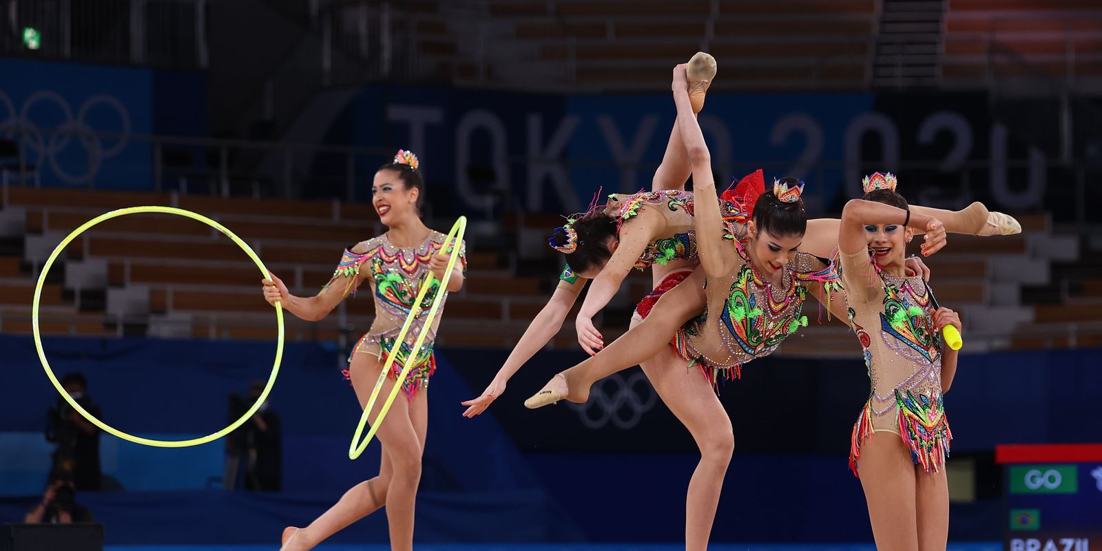 Imagem referente a Seleção brasileira de ginástica rítmica é convocada para Mundial