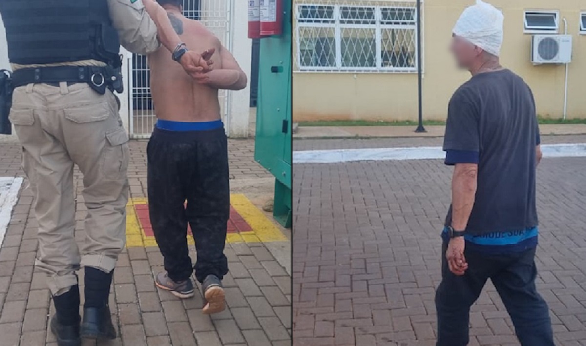 Homem é detido após dar paulada na cabeça do irmão no bairro Santa Cruz
