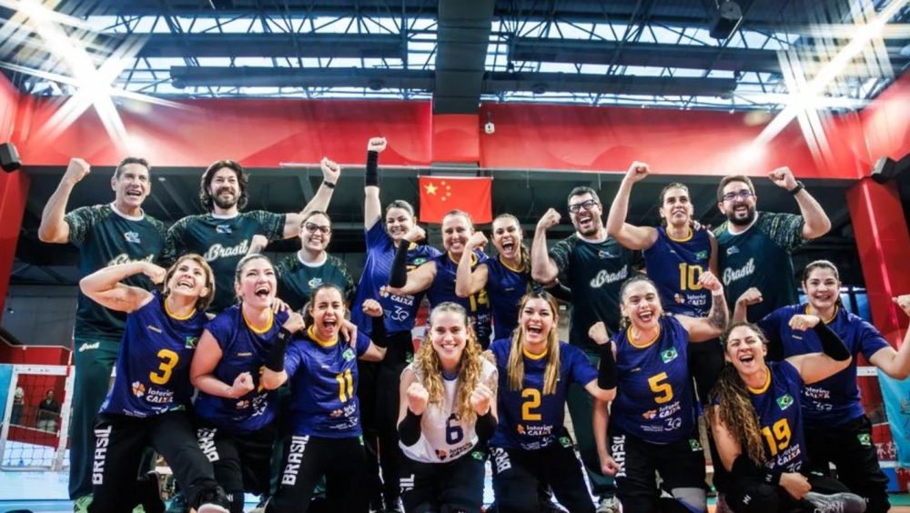 Brasil vence anfitriã China e vai à final do Mundial de vôlei sentado Imagem referente a Brasil vence anfitriã China e vai à final do Mundial de vôlei sentado