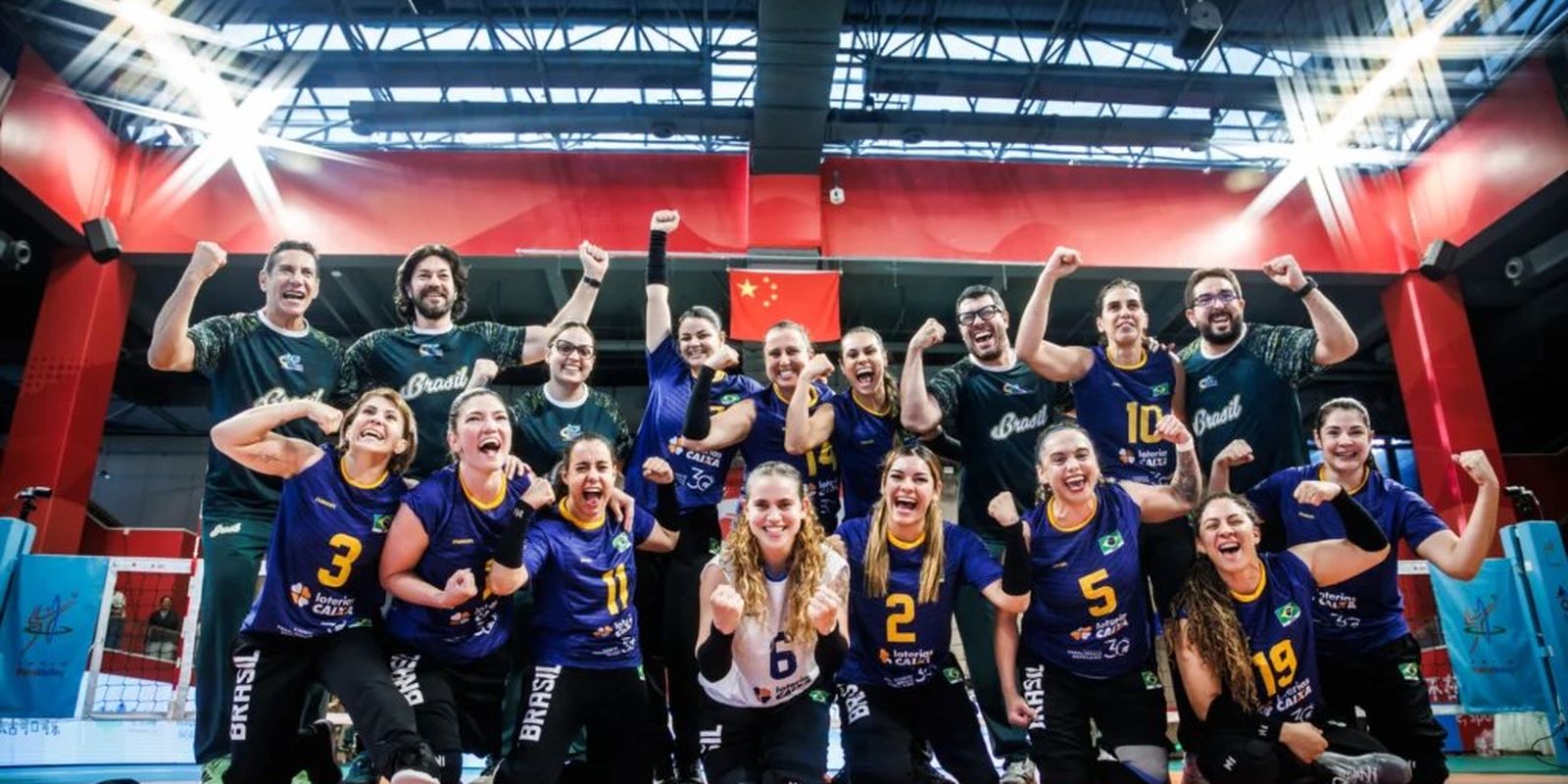 Imagem referente a Brasil vence anfitriã China e vai à final do Mundial de vôlei sentado