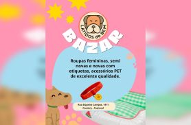 Bazar solidário arrecada recursos para ONG Latidos do Bem e tratamento de João em Cascavel