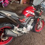 Imagem relativa a Furto de motocicleta em Toledo: CB 250F Twister vermelha é levada do Hospital Regional