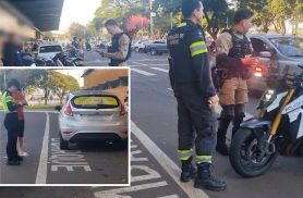 Transporte irregular por app: motorista tenta fugir de operação em carro com R$ 11 mil em dívidas