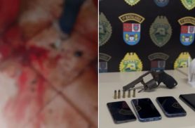 Cão é morto e moradores são espancados durante assalto