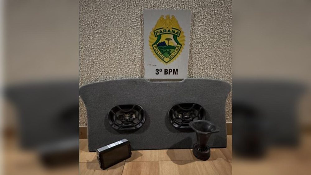 Reincidência em perturbação do sossego termina com apreensão de equipamento de som Imagem referente a Reincidência em perturbação do sossego termina com apreensão de equipamento de som
