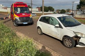 Ciclista tem lesão grave na cabeça após colisão com carro no Alto Alegre Ciclista tem lesão grave na cabeça após colisão com carro no Alto Alegre