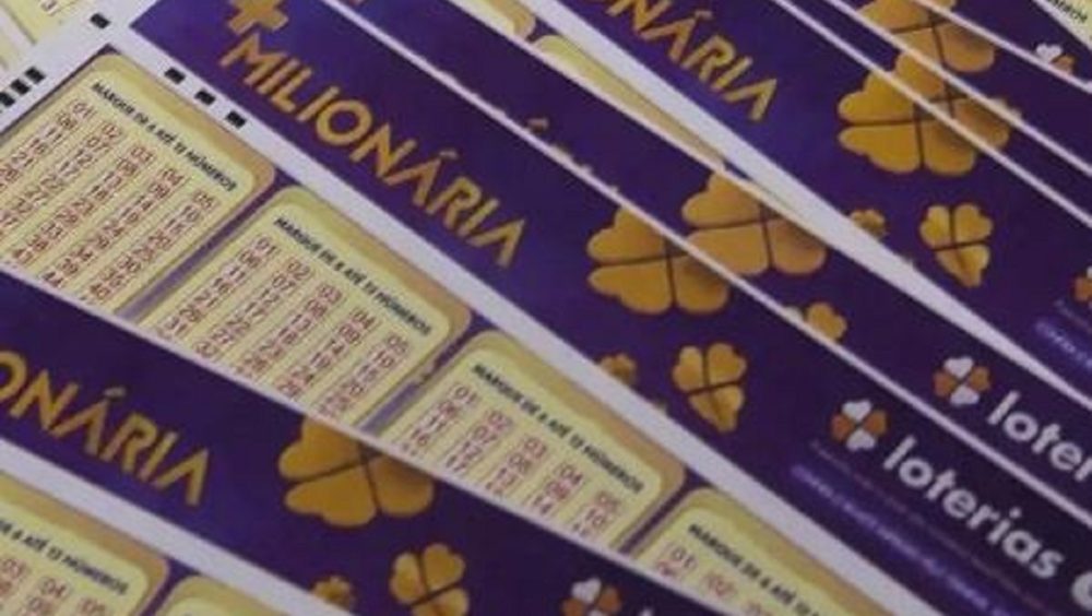 Loteria +Milionária acumula e próximo sorteio prevê prêmio de R$ 75 milhões Imagem referente a Loteria +Milionária acumula e próximo sorteio prevê prêmio de R$ 75 milhões