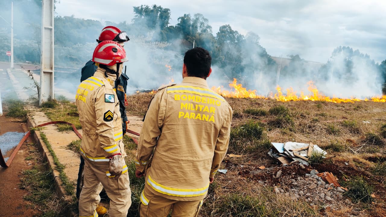 Moradores da Região Norte acordam com muita fumaça; Incêndio é registrado na Avenida das Pombas