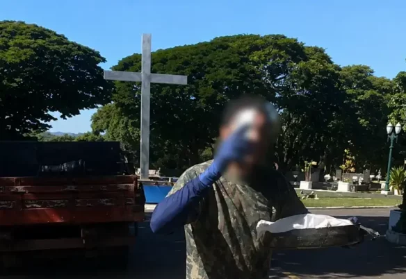 Funcionário terceirizado é dispensado após recolher ração de gatos no Cemitério Municipal Funcionário terceirizado é dispensado após recolher ração de gatos no Cemitério Municipal