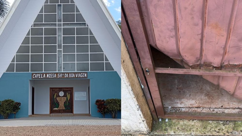 Moradores denunciam furto na Capela Nossa Senhora da Boa Viagem no Centralito Imagem referente a Moradores denunciam furto na Capela Nossa Senhora da Boa Viagem no Centralito
