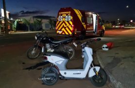Acidente na Avenida Tito Muffato em Cascavel deixa dois feridos Acidente na Avenida Tito Muffato em Cascavel deixa dois feridos