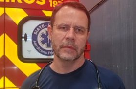 "Teve uma queda transitória da pressão arterial", destaca médico sobre vítima de acidente no Centro "Teve uma queda transitória da pressão arterial", destaca médico sobre vítima de acidente no Centro
