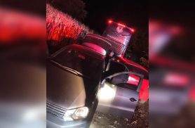 Criminosos abandonam veículos e fogem para mata após roubo a ônibus em Corbélia