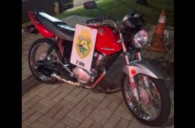Condutor sem habilitação é abordado e tem motocicleta recolhida no Bairro Alvorada