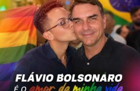 "Gay de direita" diz que foi barrado, e Flávio Bolsonaro se desculpa