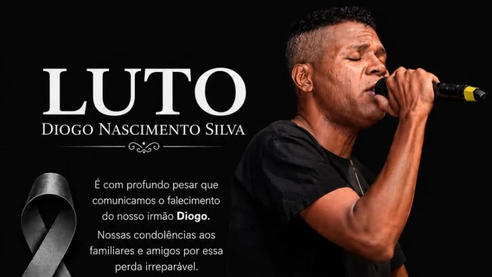 Morre aos 41 anos o cantor gospel Diogo Nascimento após complicações de aplasia medular Imagem referente a Morre aos 41 anos o cantor gospel Diogo Nascimento após complicações de aplasia medular