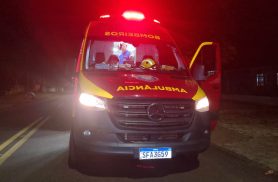 Homem fratura tornozelo em acidente no Floresta