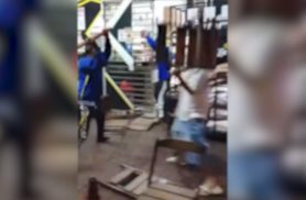 Vídeo mostra início da briga que terminou com rapaz gravemente ferido após espancamento