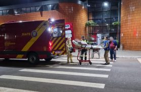Idosa fica ferida ao cair em escada rolante na Rodoviária de Cascavel