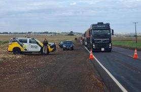 Motorista é preso por embriaguez ao volante na PR-182 em Francisco Alves
