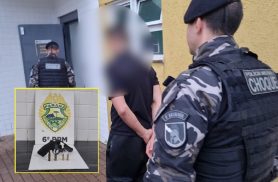 Denúncia leva à prisão de jovem com revólver calibre 38 no Santa Felicidade