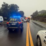 Imagem relativa a PRF confirma quatro mortes em colisão entre Volkswagen Up e Citroën C4 na BR-277