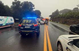 PRF confirma quatro mortes em colisão entre Volkswagen Up e Citroën C4 na BR-277