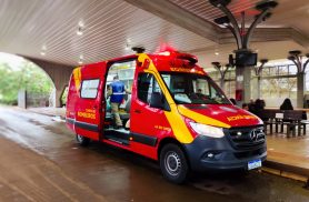 Gestante de 28 anos sofre queda no Terminal Nordeste em Cascavel e é encaminhada ao hospital