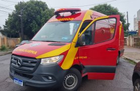 Idosa sofre queda e é socorrida pelo Siate no Parque São Paulo, em Cascavel