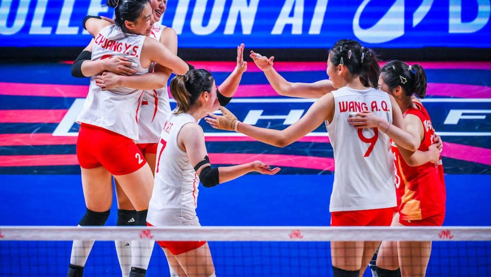 Imagem referente a China surpreende EUA e vai à semi da Liga das Nações de vôlei feminino
