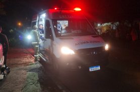 Equipes do Samu e Siate atendem homem com lesão na cabeça no Bairro Morumbi