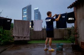 A roupa não seca e a chuva também não vai embora de Cascavel