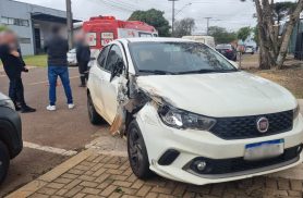 Acidente entre Amarok e Argo no Bairro Parque São Paulo,