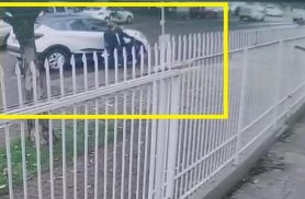 Vídeo mostra acidente que deixou adolescente ferida no Centro