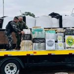 Imagem relativa a Carga de arroz escondia 2,25 toneladas de maconha apreendidas na BR-277