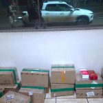 BPRv apreende 480 iPhones avaliados em R$ 3 milhões após perseguição no Oeste do Paraná Imagem relativa a BPRv apreende 480 iPhones avaliados em R$ 3 milhões após perseguição no Oeste do Paraná