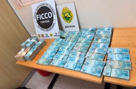 BPFRON e FICCO apreendem mais de R$ 754 mil durante ação contra evasão de divisas em Foz do Iguaçu