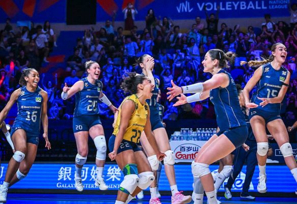 Brasil bate favorita Itália e terá Turquia na final da Liga das Nações