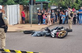 Homem morre ao ser baleado em via pública no Bairro Esmeralda Homem morre ao ser baleado em via pública no Bairro Esmeralda