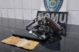 ROMU apreende arma e cocaína durante abordagem no Morumbi