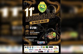 11° Passeio Motociclístico da Polícia Militar movimenta Cascavel em 1º de agosto