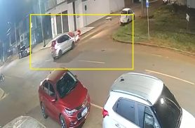 Carro avança e atinge vítimas que estavam em triciclo elétrico no Florais do Paraná